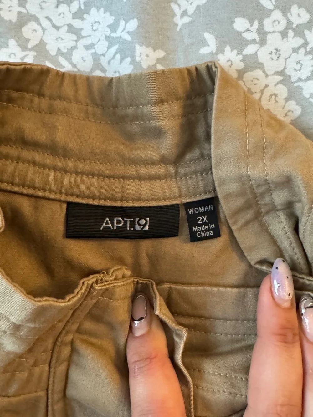 Casual Tan Field Jacket with Snap Front - Unbranded
